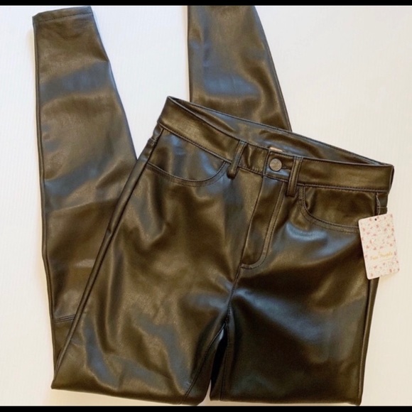 Free People leather leggings - Picture 2 of 7